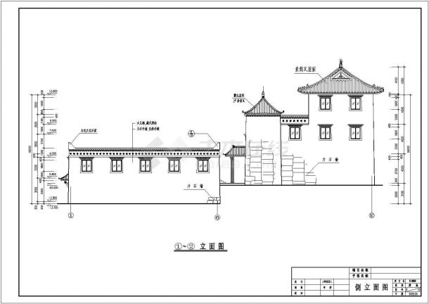 某经典的藏传寺院建筑布置图-图二