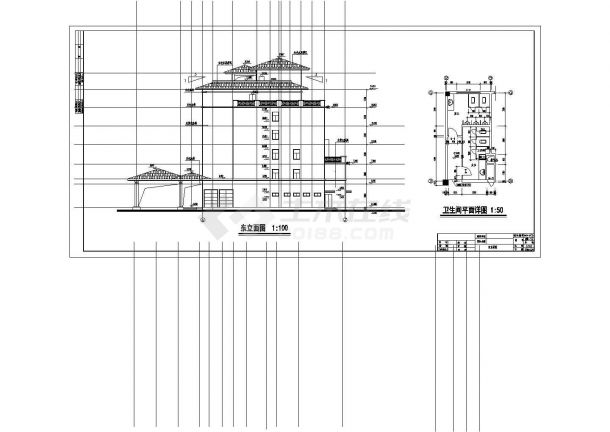 大型酒店全套CAD方案设计施工图-图二