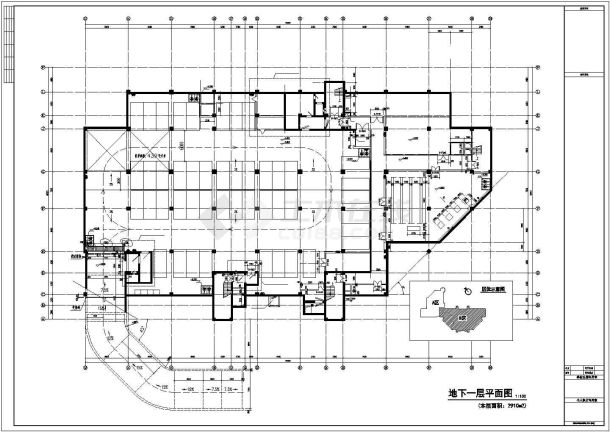 【上海】某10层现代风格高校图书馆建筑施工图-图一