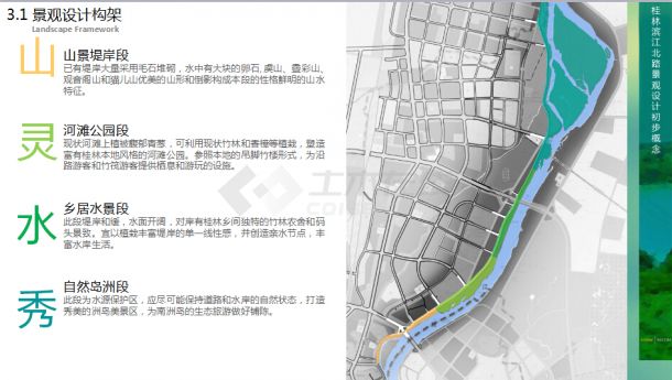 【桂林】独具风情水泮带城市观光道路景观设计方案（pdf格式）-图二