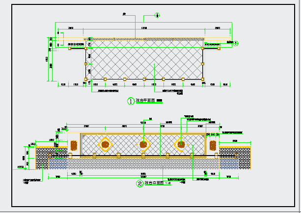 某剧院戏台CAD规划参考平面图_图1