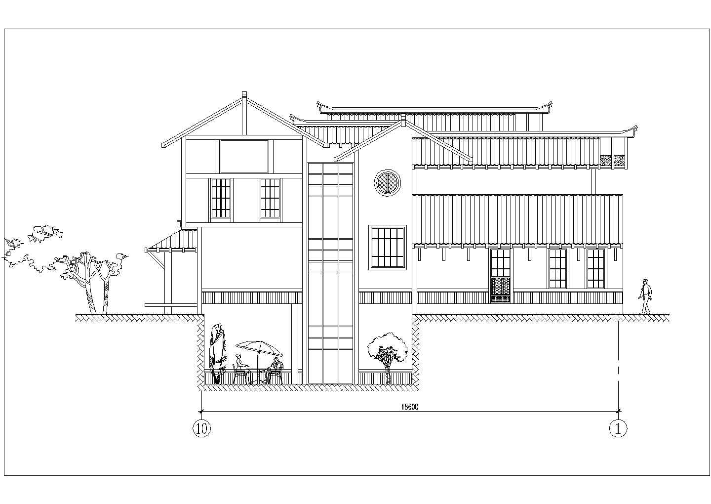 经典日式二层别墅详细建筑设计图（全套）