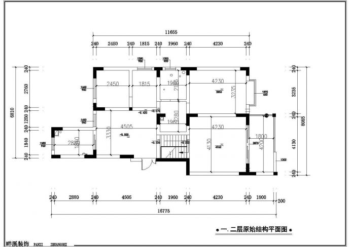 某地区家居装修设计方案施工图（整套）_图1
