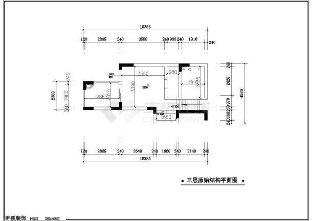 某地区家居装修设计方案施工图（整套）-图二