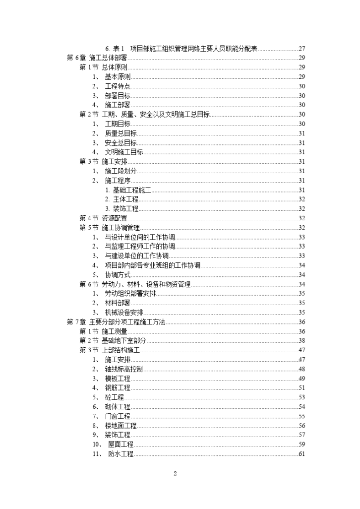 国家级康居示范小区施工组织设计-图二