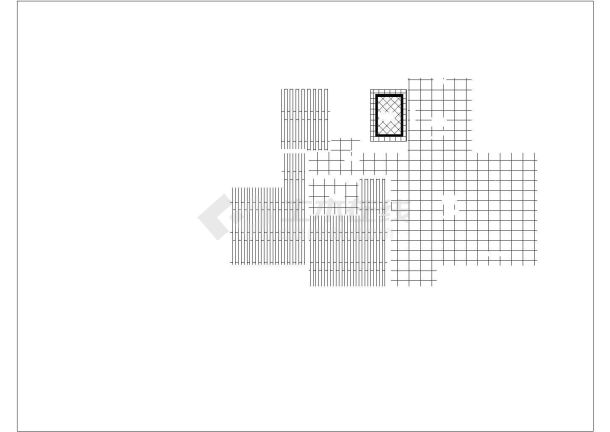 四室两厅建筑装饰平面布置图CAD-图二