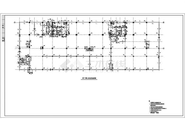 某地区和平大厦建筑结构CAD施工图-图二
