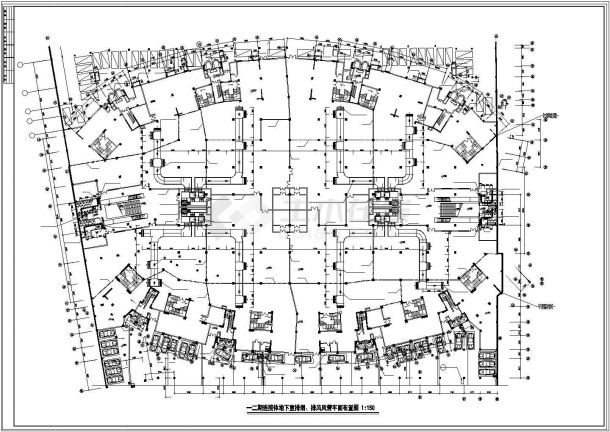 【福建】某地下商场空调系统设计图纸-图二
