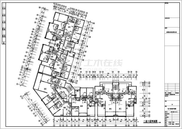 某十二层住宅楼中央空调系统设计施工图纸-图二