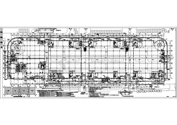 【济南】24层框剪现代商贸物流城建筑施工图-图二