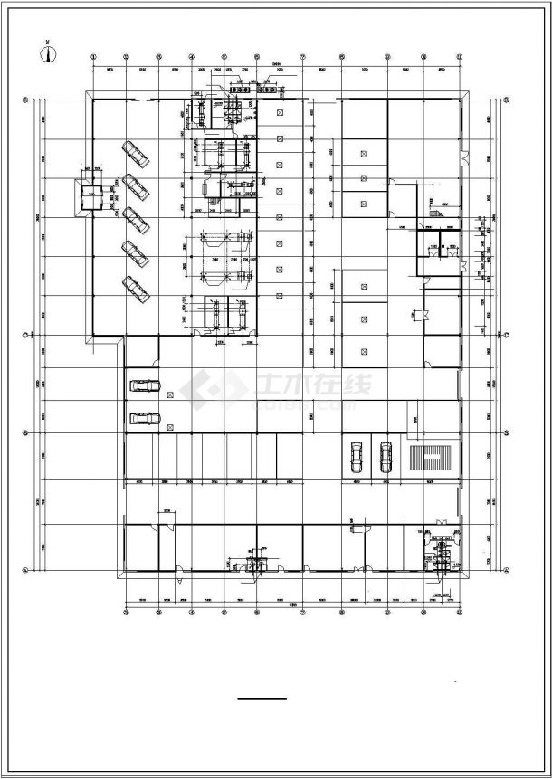 【四川】汽车展厅空调系统设计施工图（多联式VRV空调系统）-图一