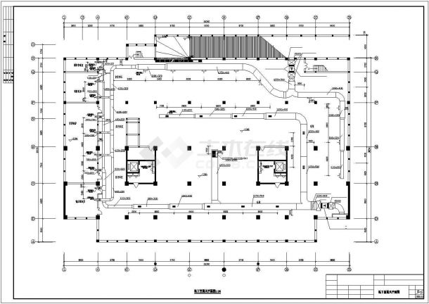 【山东】小高层餐厅综合楼通风系统设计施工图-图二
