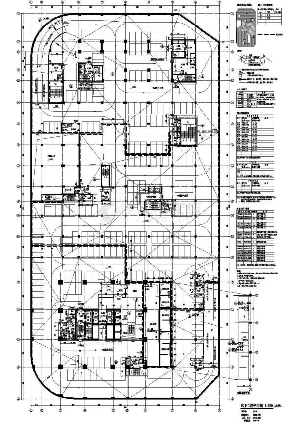 【广东】39层商业综合体及单体建筑设计施工图-图二