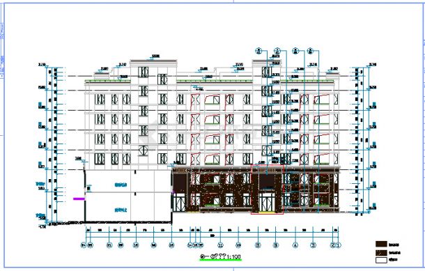 带商业网点及配套用房住宅建筑结构施工图-图二