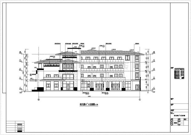 高层住宅区规划及单体建筑设计施工图-图二
