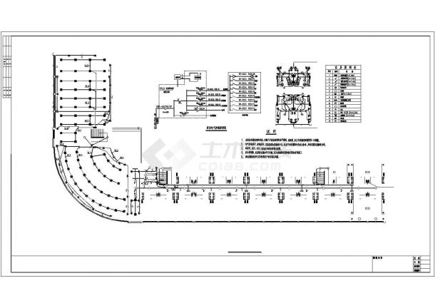 某高层综合楼CAD电气施工设计图纸-图二