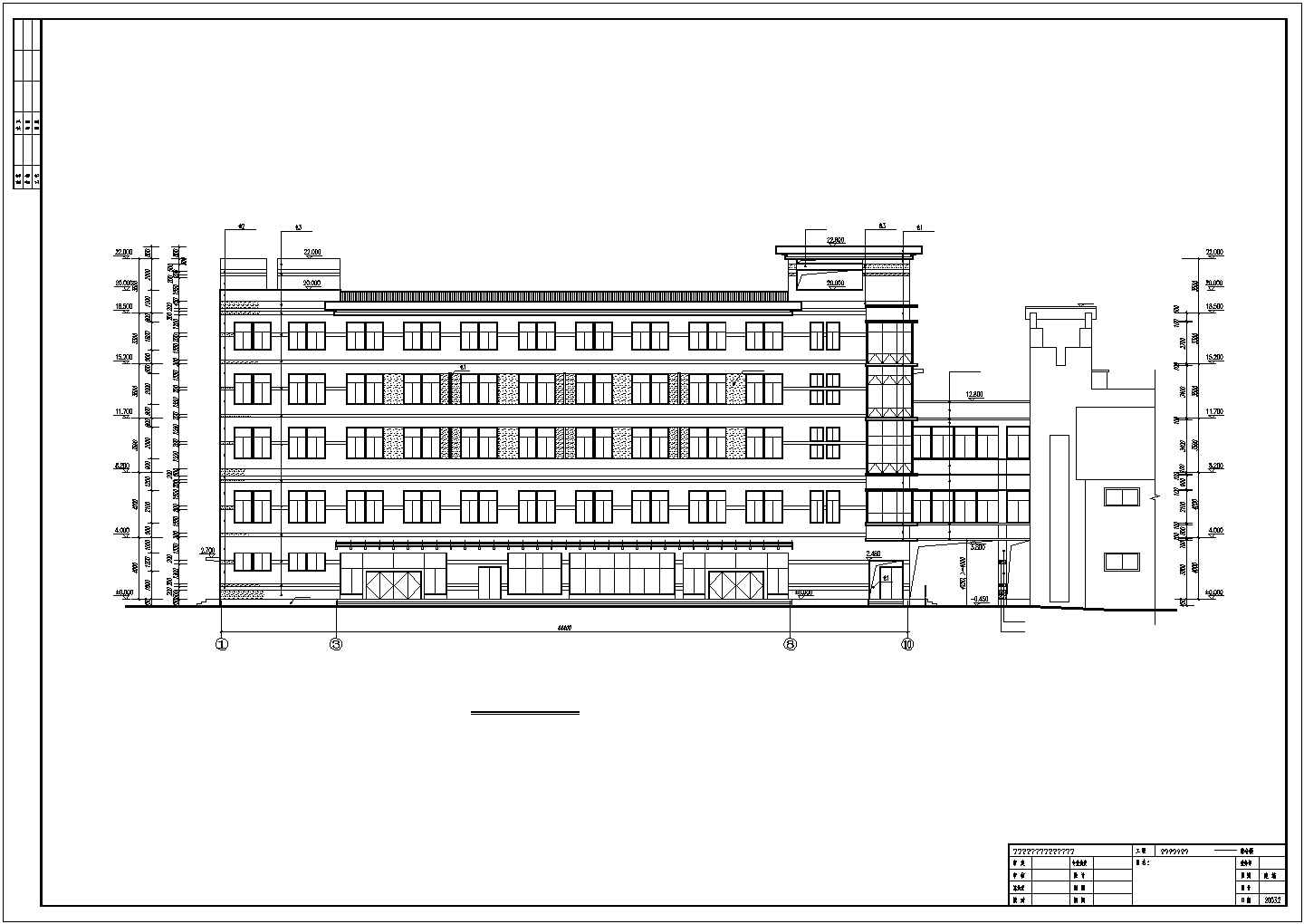 某商业综合楼建筑全套设计CAD图纸