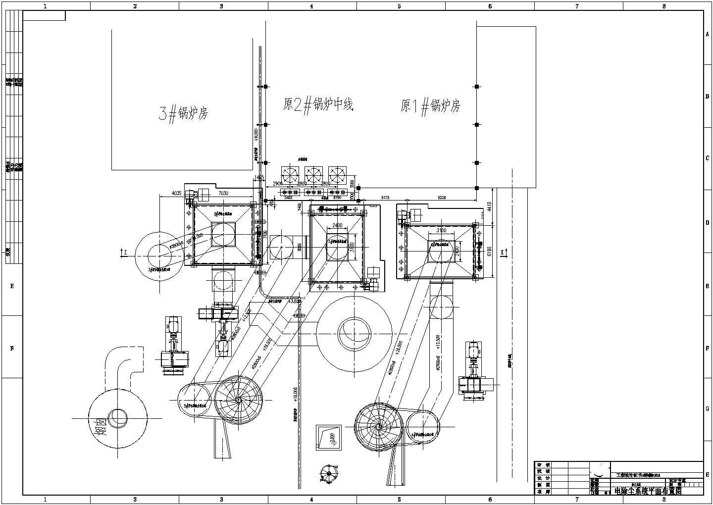 湿式电除尘器设计图CAD