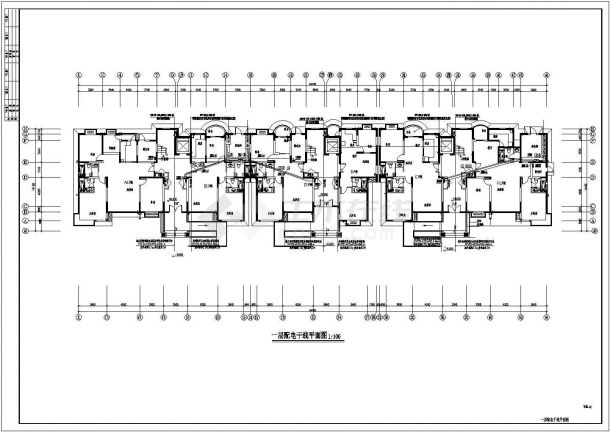 某地区住宅楼照明平面及系统CAD图-图二