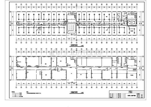 某地三层办公楼电气设计施工方案图-图一