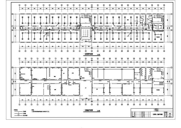 某地三层办公楼电气设计施工方案图_图1