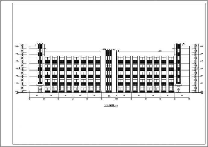 南方某城市厂房建筑设计CAD方案图_图1