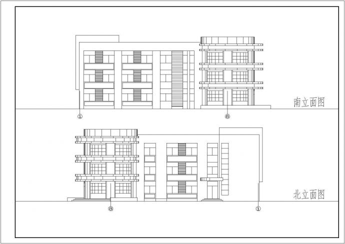 某地区紫菜加工厂建筑方案设计CAD图_图1