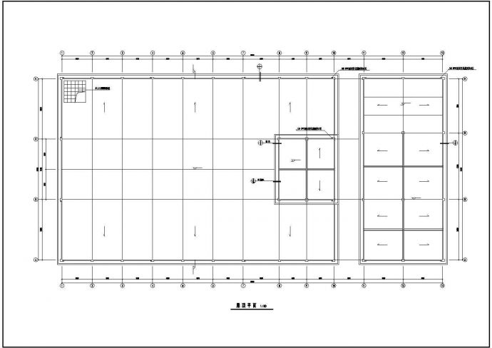 江苏某地区冷库建筑设计CAD施工图_图1