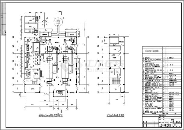 某地区药厂锅炉房暖通设计CAD施工图-图二