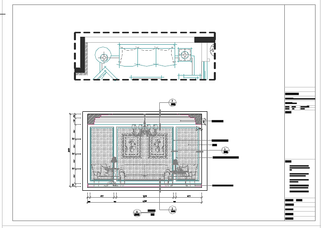 重庆欧式设计风格住宅楼标准层样板房设计施工图（含效果图）