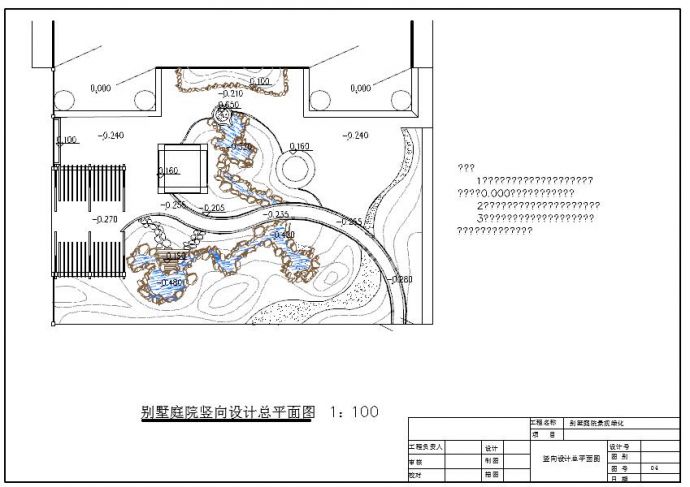 别墅庭院景观绿化全套施工图CAD景观图纸_图1