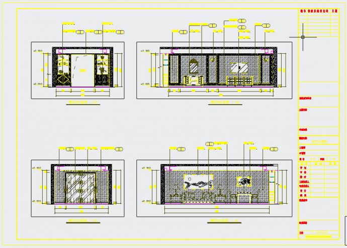 118平米大气舒适欧式三居室家装施工图_图1