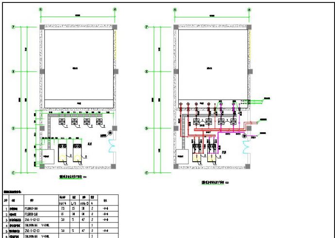经典大型地下车库给排水完整施工设计CAD布置图_图1