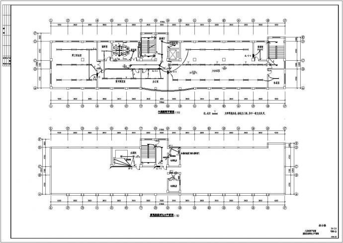 某环境监测综合楼全套电气设计施工图_图1