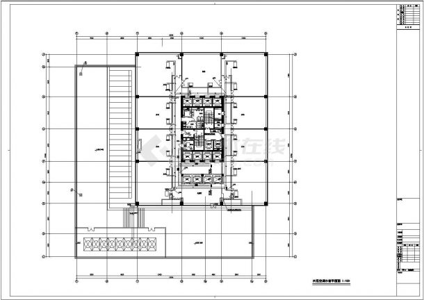 杭州某大厦暖通空调设计CAD施工图-图二