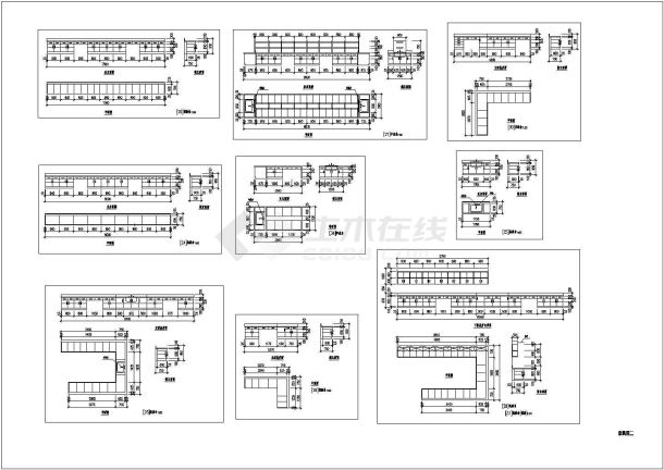 湖北某地区实验楼建筑设计CAD施工图纸-图二