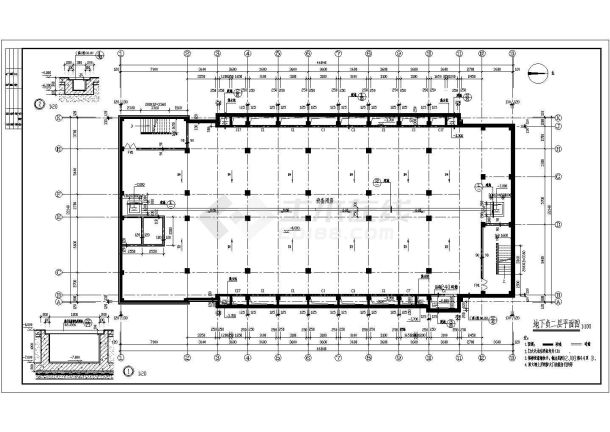 【陕西】5层现代风格市级附属医院治疗中心建筑施工图-图一