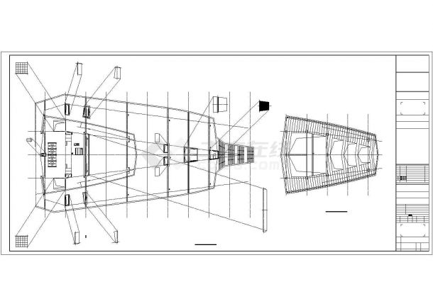【福建】四层现代风格地铁站配套用房建筑施工图-图一