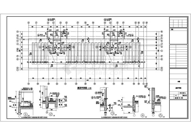 【安徽】34层现代风格住宅楼建筑施工图(2015年图纸)-图一
