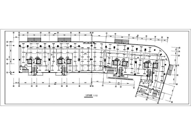 大型商场商铺内部电气设计施工方案图纸-图二