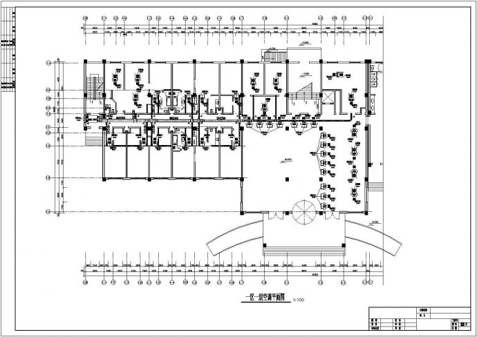 新疆某宾馆空调设计CAD施工图（全套）_图1