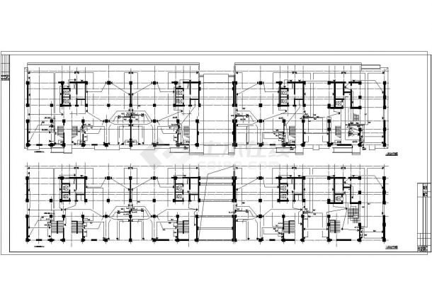 某地区高层住宅楼电气设计CAD施工图-图一