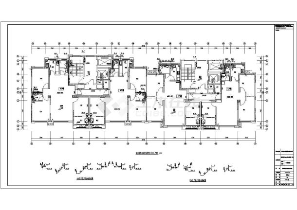 【山东省】某地某8#高层住宅楼给排水施工图-图一