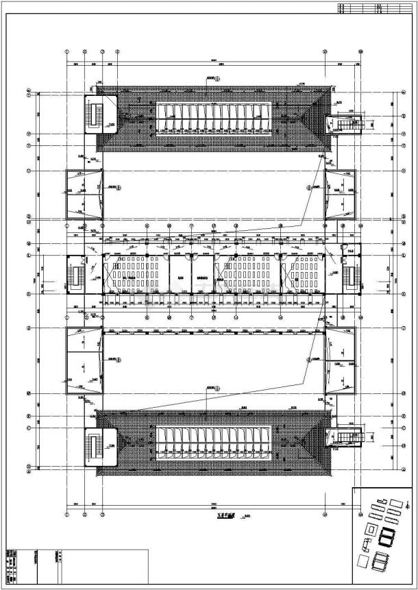 【贵州】二十六层中学校园建筑施工图-图一