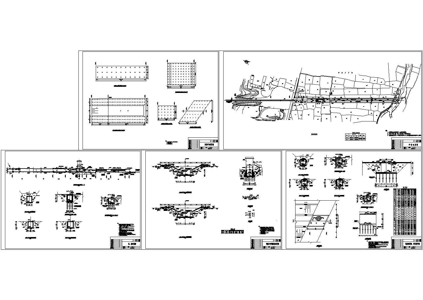 引水工程结构CAD图纸设计