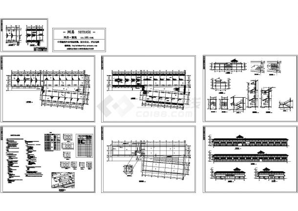 某商贸城全套建筑施工图（建筑面积4395平方米）-图一