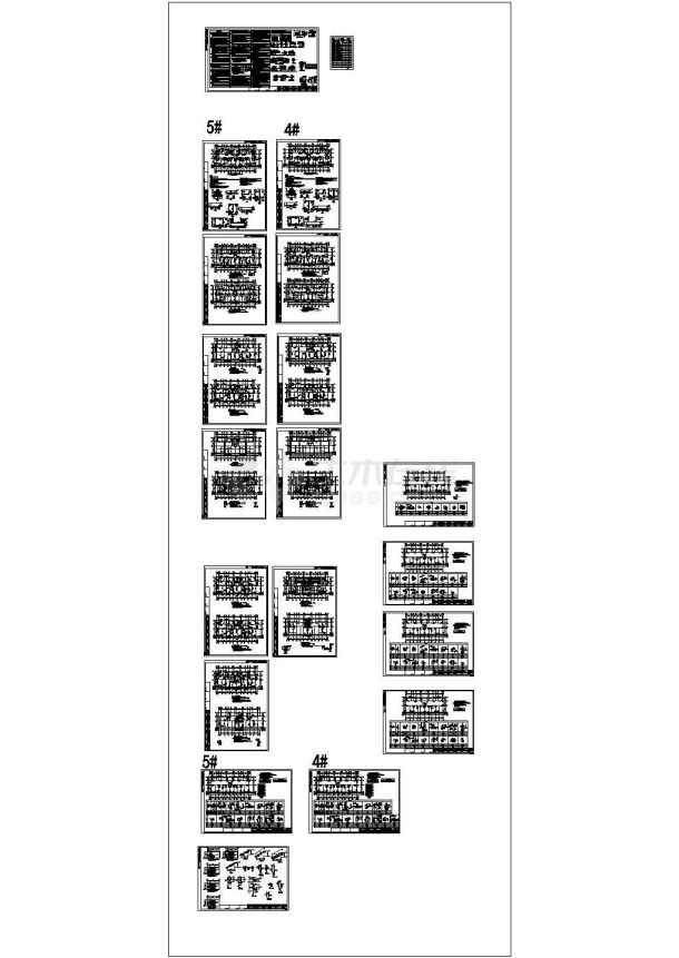 江苏某小区小高层住宅结构施工图-图一