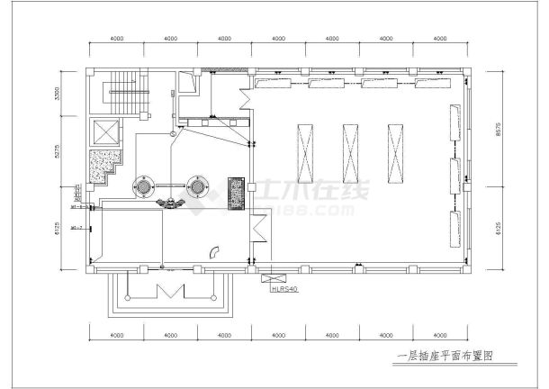 四层综合楼室内电气装修设计施工图-图一