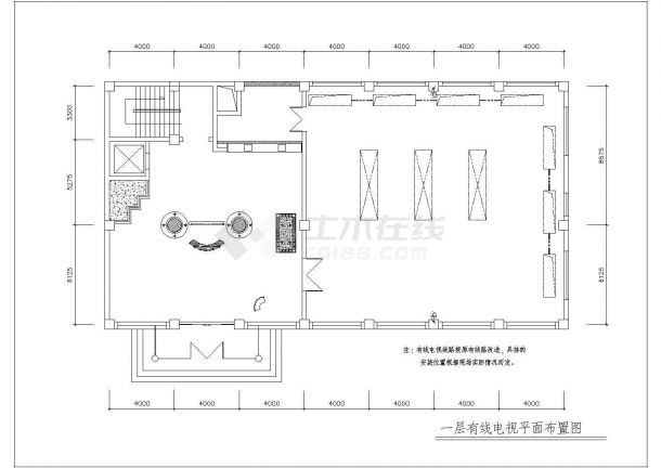 四层综合楼室内电气装修设计施工图-图二
