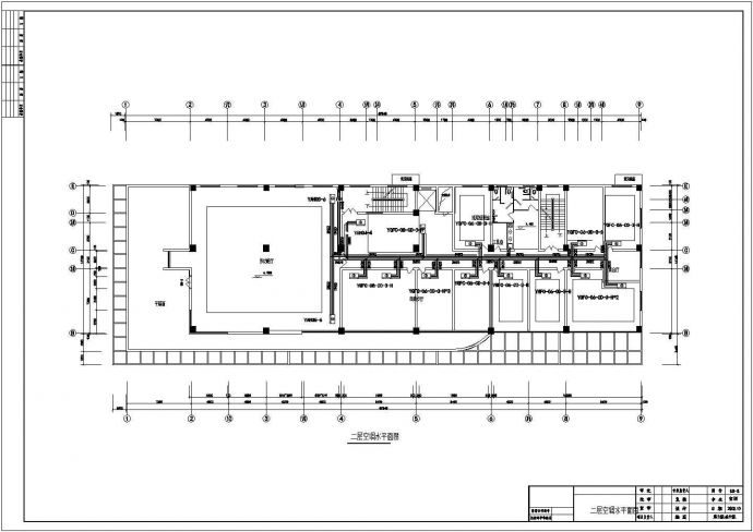 会议餐饮客房综合楼空调平面设计图_图1